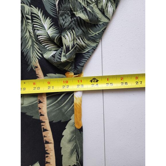 Vintage Kalaheo Shirt Mens Medium Black Aloha Hawaii Surf Club Hawaiian Tropical - Picture 3 of 9